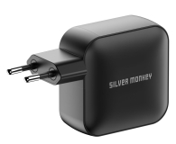 Silver Monkey Ładowarka GaN Smart Quadro 100W PD Czarna - 1417253 - zdjęcie 9